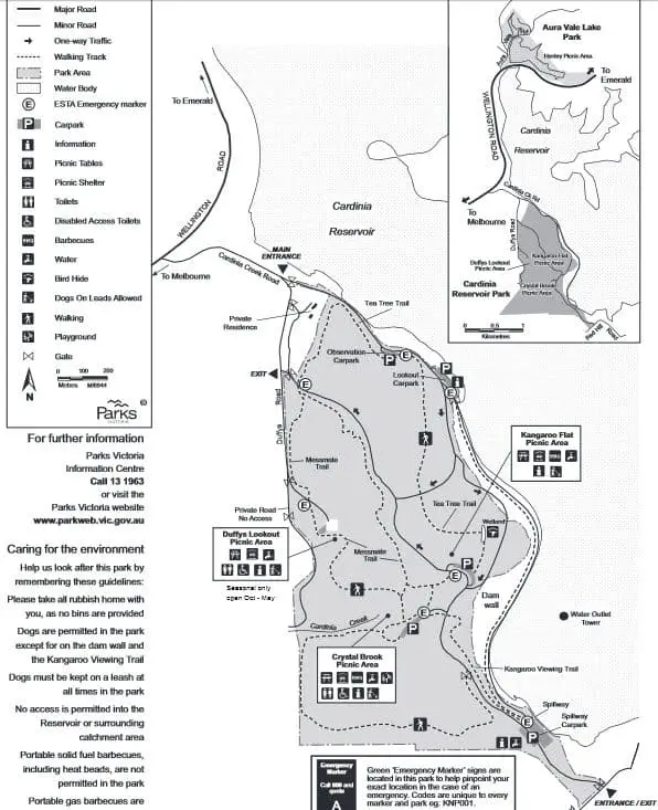 Cardinia Reservoir Park - Fishing, Address, BBQ, Map & Opening Hours